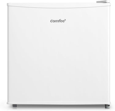 Comfee' RCD50WH2(E) Mini Frigorífico Bar, Pequeño Silencioso, Mono Puerta, para Aplicaciones en Hotel, Hogar, Oficina, 43L, Blanco, 47.2 x 45 x 49.2 cm